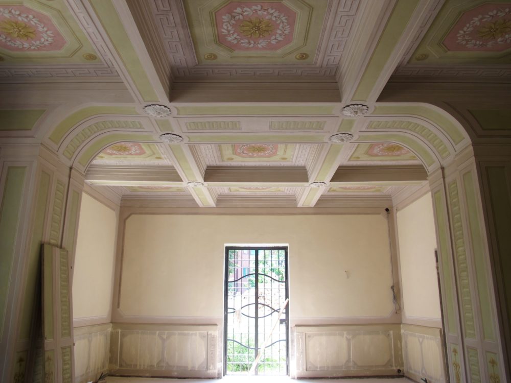 Restauro affreschi e pitture murali interni proprietà privata